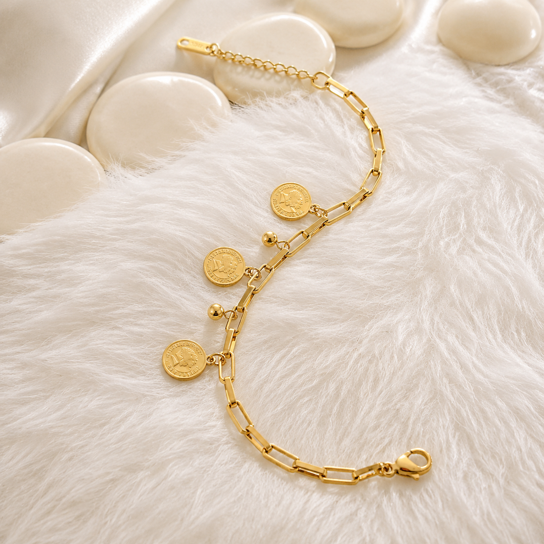 Gold bracelet/Wealth-attracting bracelet/ Elegant Bracelet/jewelry/Bracelet with free shipping