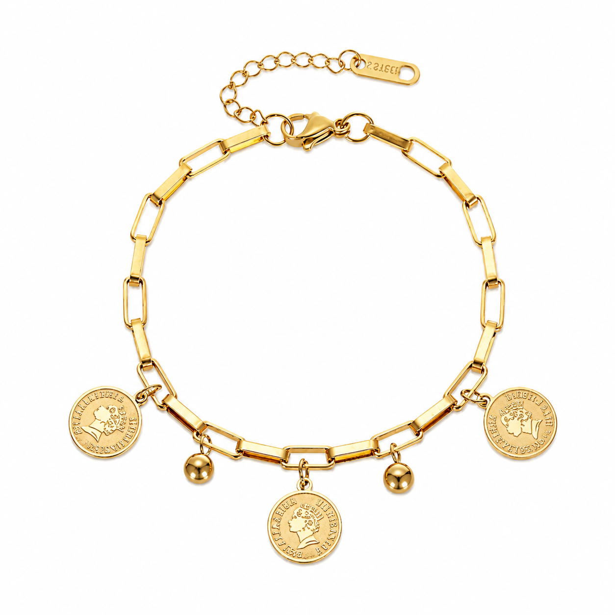 Gold bracelet/Wealth-attracting bracelet/ Elegant Bracelet/jewelry/Bracelet with free shipping