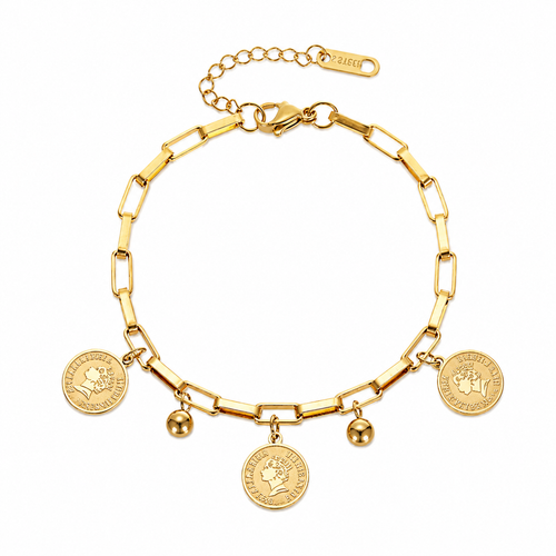 Gold bracelet/Wealth-attracting bracelet/ Elegant Bracelet/jewelry/Bracelet with free shipping